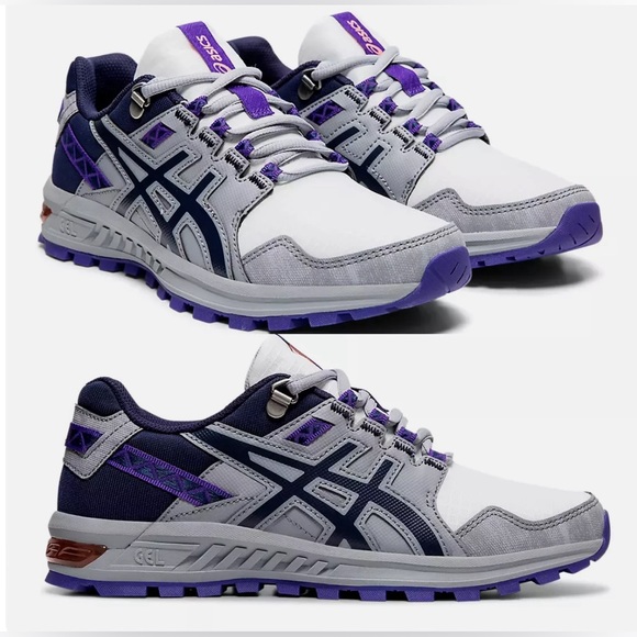 Asics Shoes - Asics Gel-citrek White/peacoat 1022a198-100 Women's Running Casual (GENTLY USED)